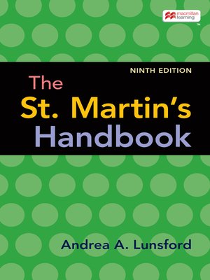 cover image of The St. Martin's Handbook